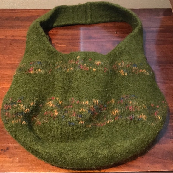 Felted Wool Shoulder Bag - Picture 4 of 12